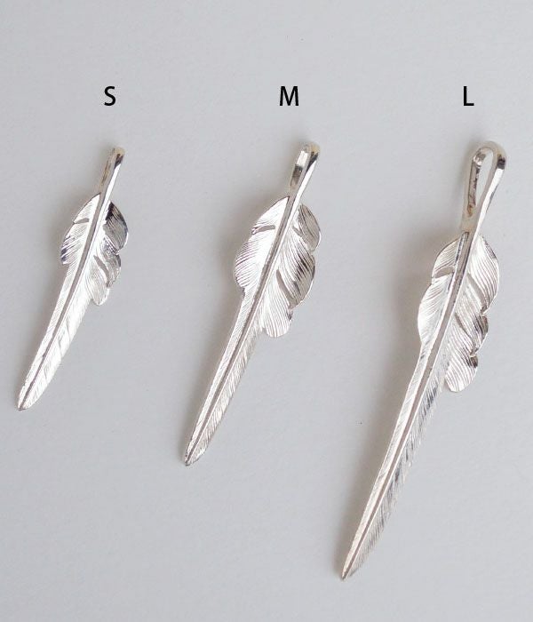 ラリースミス (LARRY SMITH) KAZEKIRI FEATHER PENDANT No.28, SMALL