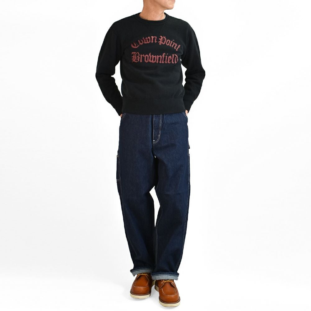 デラックスウエア (DELUXEWARE) TOWN POINT 長袖プリントトレーナー