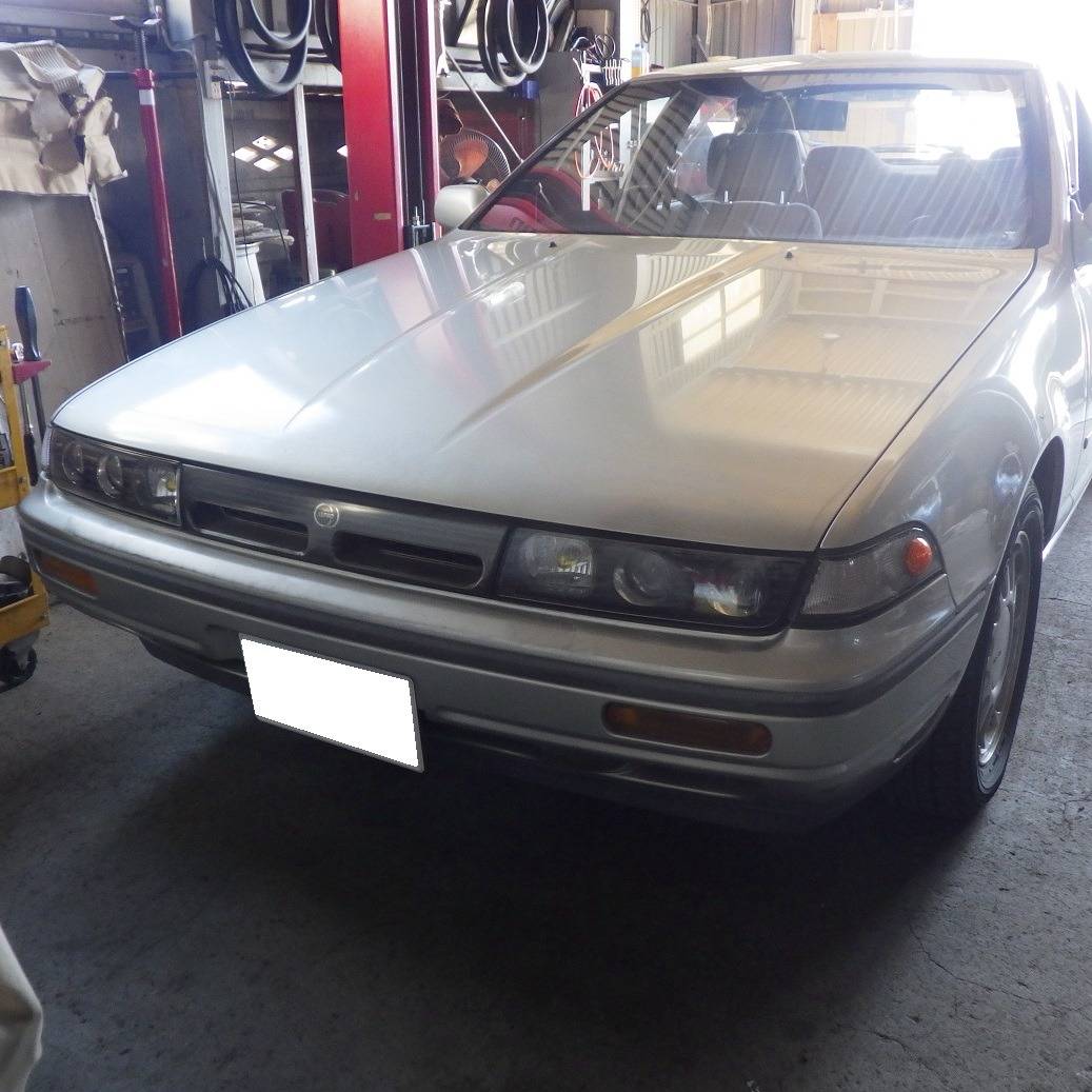 A31 セフィーロ 車高調取付 | ブログ | 神奈川の中古車販売ならTOP ONE