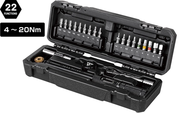 自転車工具トルクレンチビットソケット セット｜トピーク - TORQ STICK