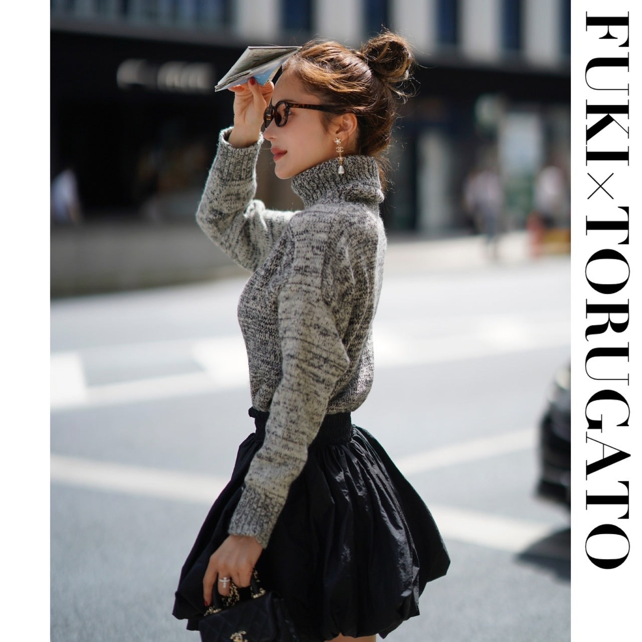 完売】ヘザーグレータートルネックニット – TORUGATO