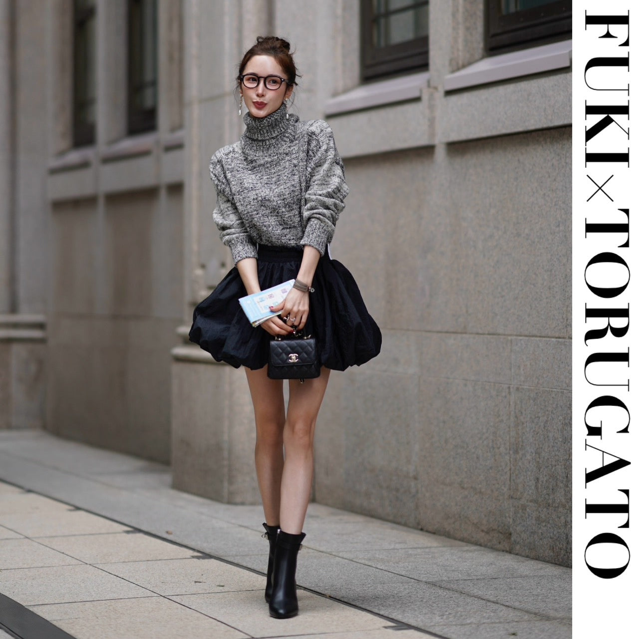 完売】ヘザーグレータートルネックニット – TORUGATO