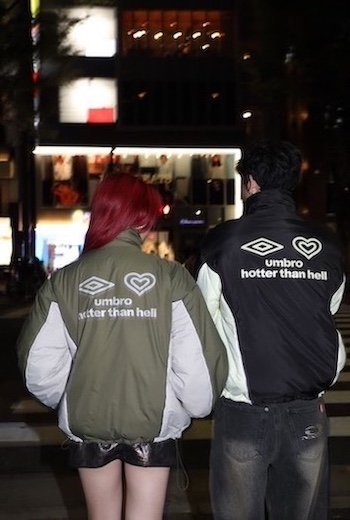 yutoriが展開する「HTH」がスポーツブランド・umbroとの第2弾