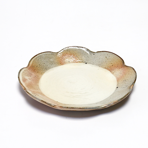 翁明窯元 6寸皿 ドットマット プレート お皿 取皿 小皿 和食器 焼き物