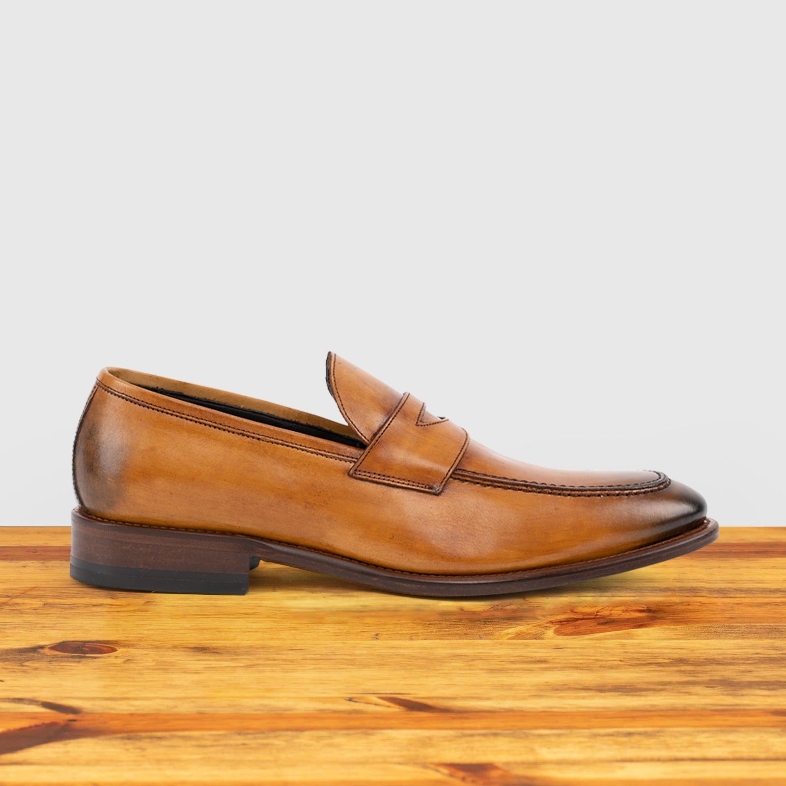 7730 Calzoleria Toscana Leather Dress Loafer - Toscana USA