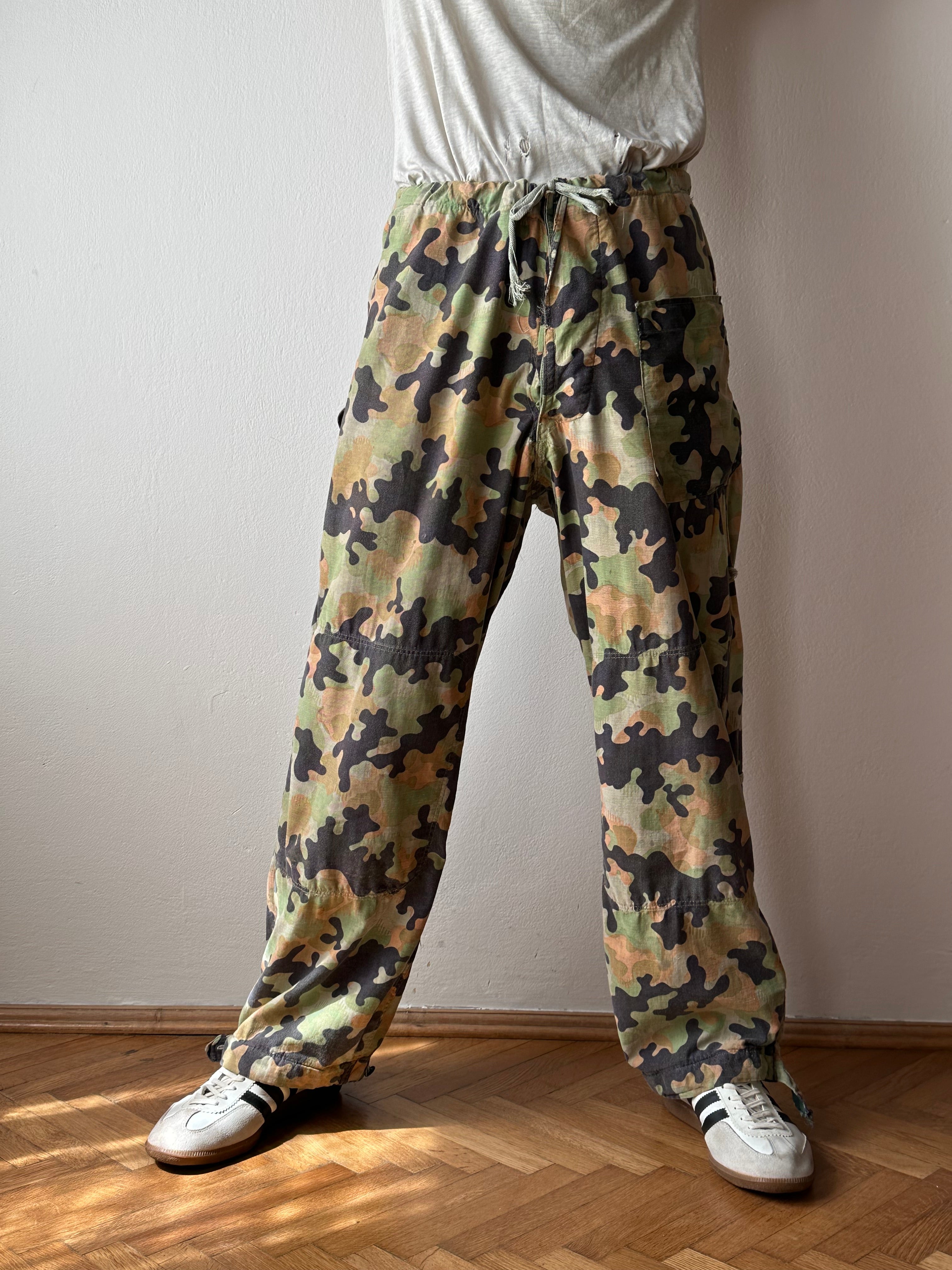 1950s Československá lidová armáda DUBÁKY camouflage trousers
