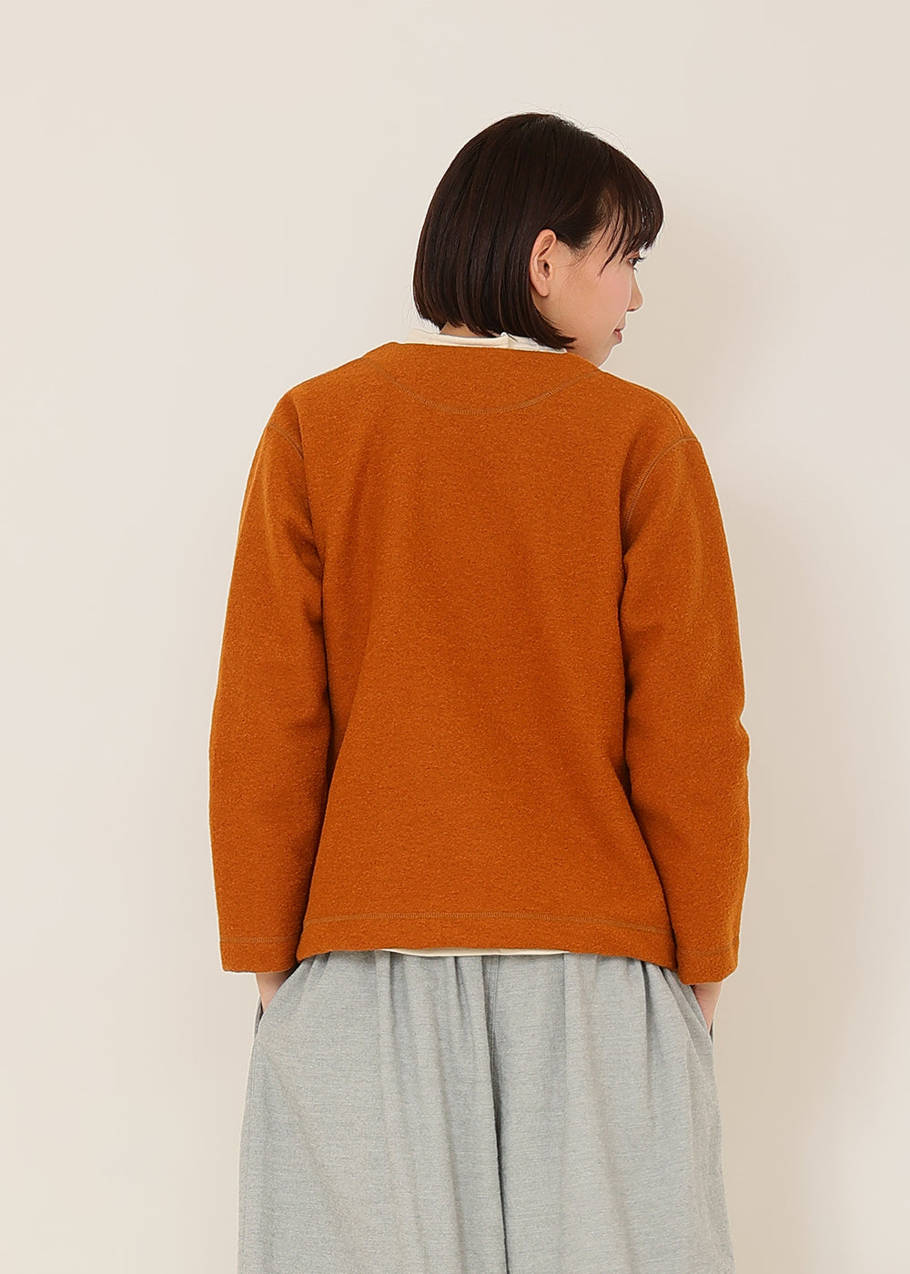 強縮ウールジャケット│to touch