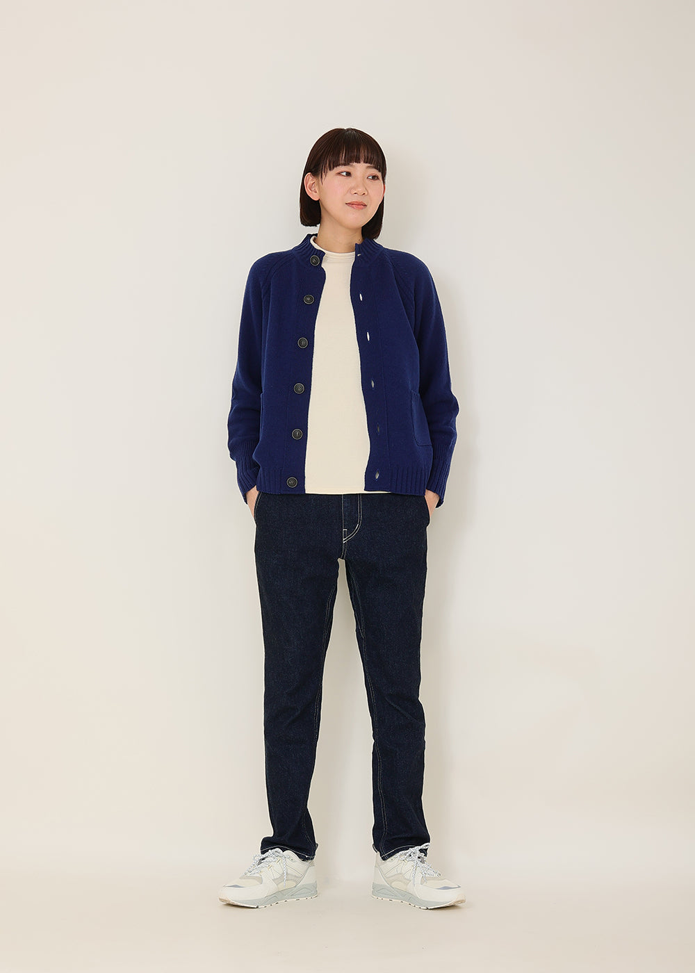 ソフトウールハイネックカーデ│to touch