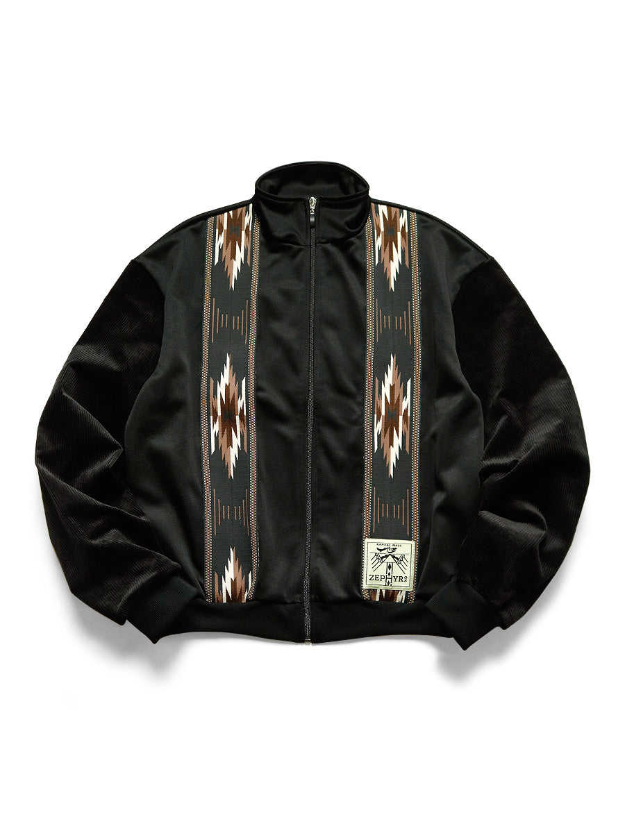 Kapital Smooth Jersey KOCHI & ZEPHYR Track JKT - Black – Totem