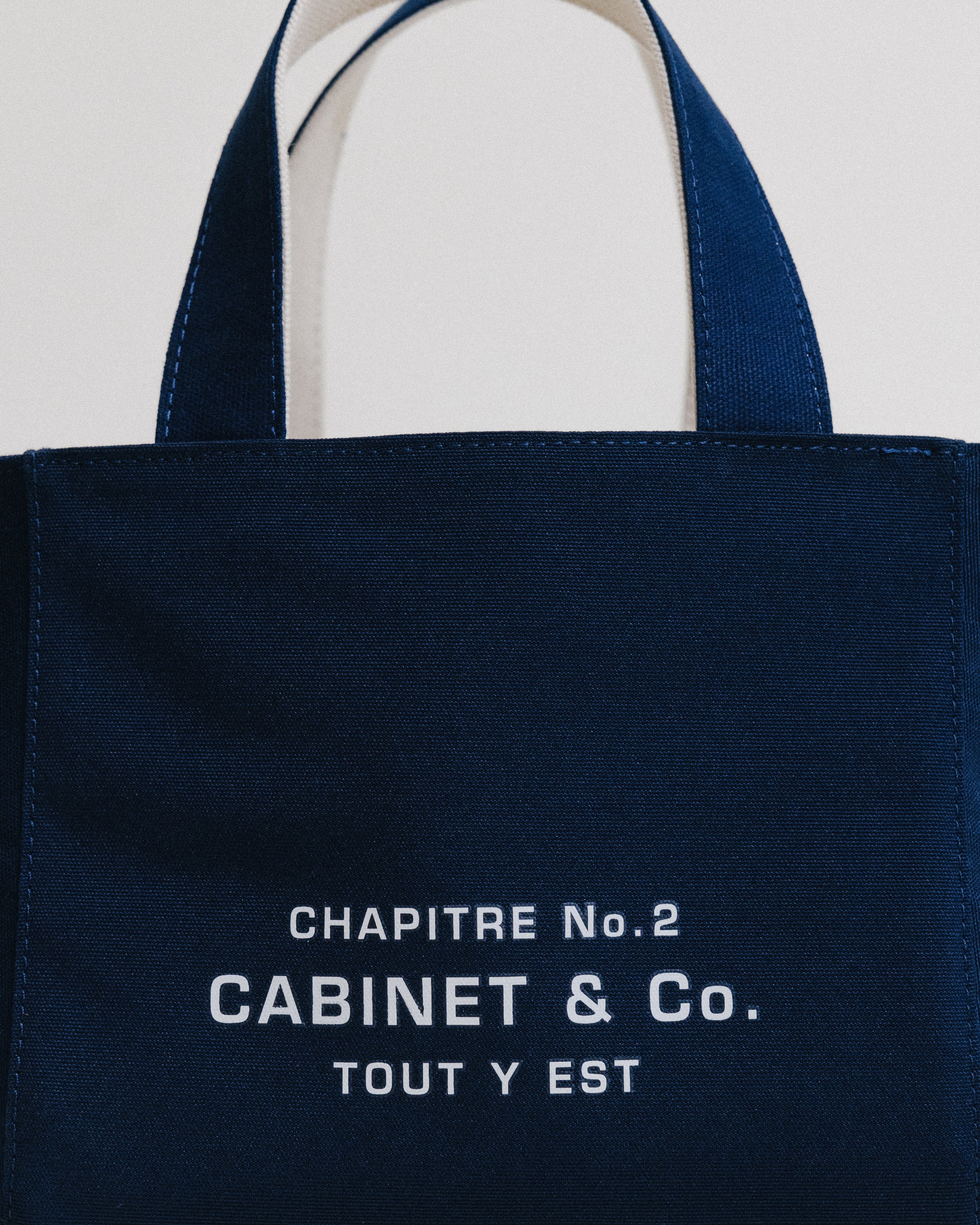 CABINET&CO. TOTE SMALL NAVY – TOUT Y EST JP