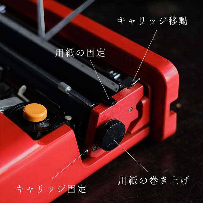 OLIVETTI Valentine S タイプライター インクリボン交換済み – zakka