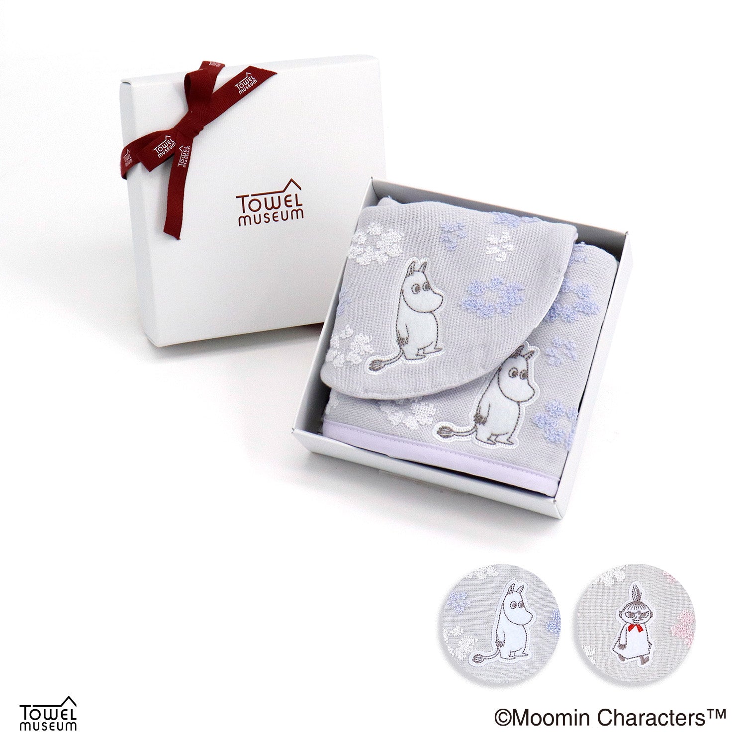 ムーミン』野花 タオルハンカチ&スタイ セット – タオル美術館公式