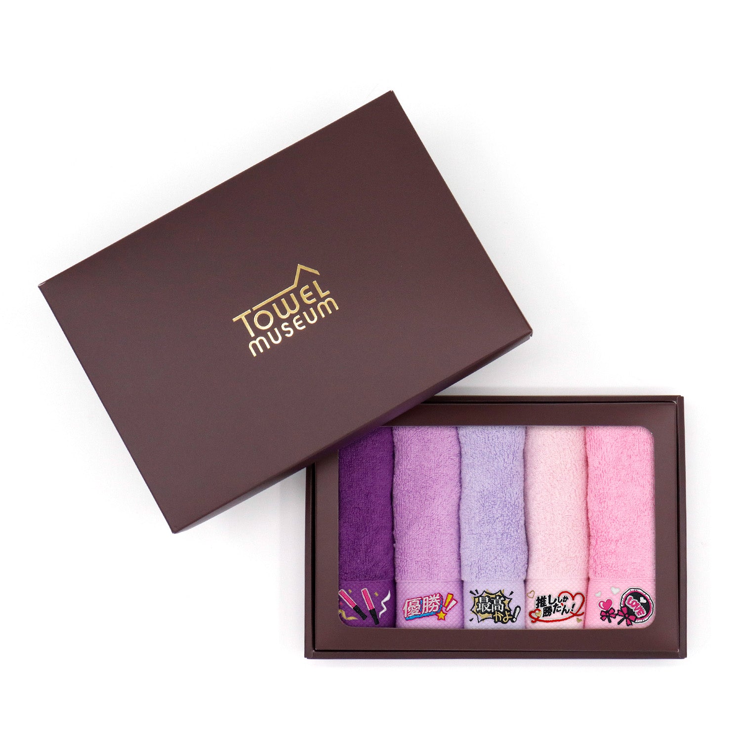 TMOC』推し活刺繍入り タオルハンカチ5枚セット – タオル美術館公式