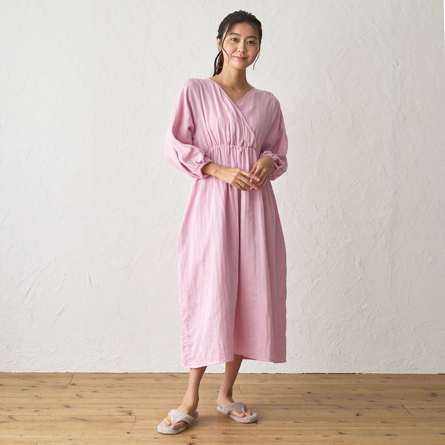 cococi beauty』 リナ ガーゼカシュクールワンピース – タオル美術館