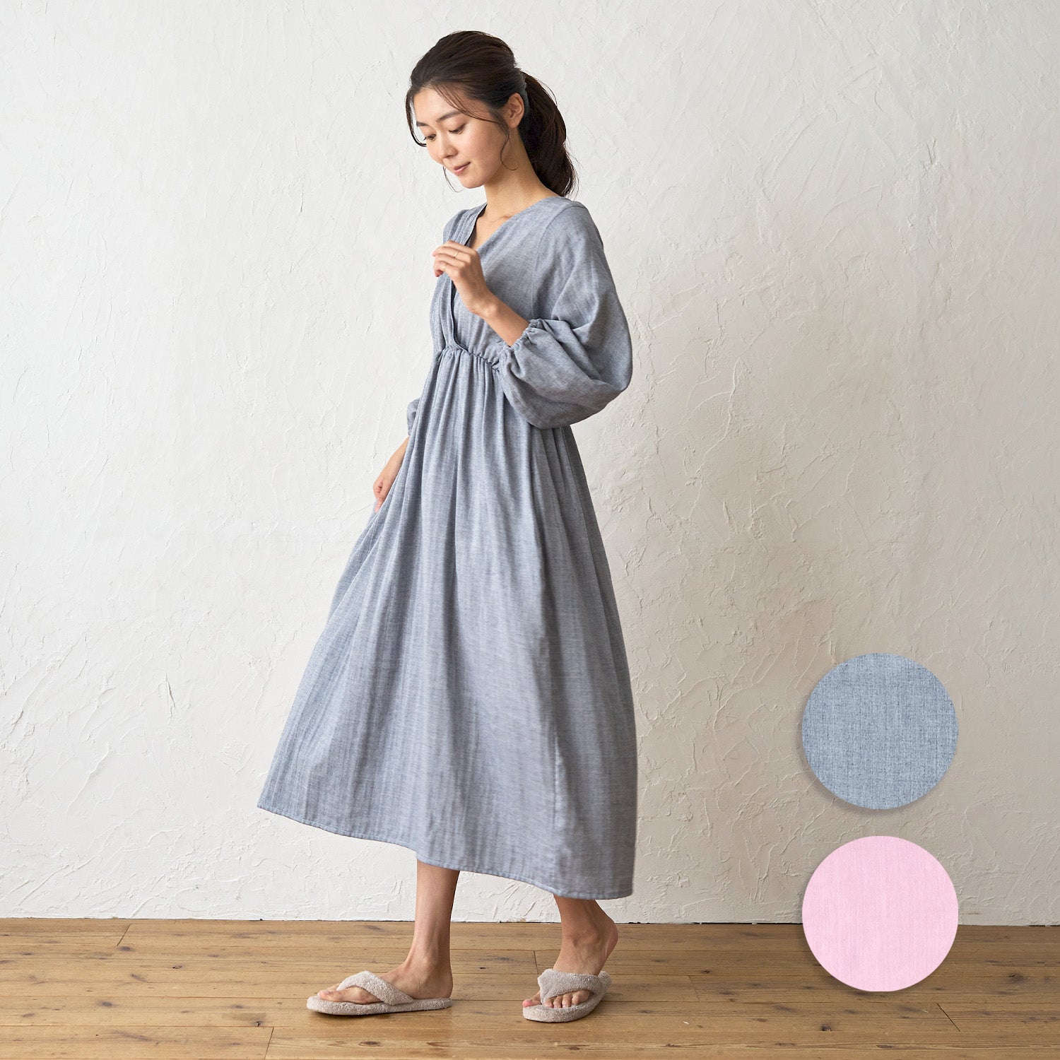 cococi beauty』 リナ ガーゼカシュクールワンピース – タオル美術館