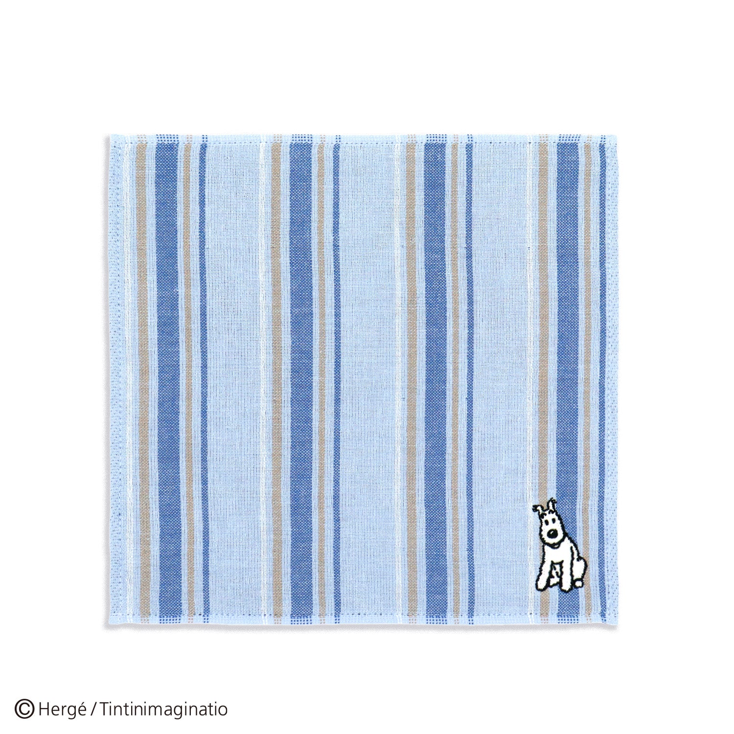 TINTIN』タンタン ガーゼストライプ タオルハンカチ※配送限定商品