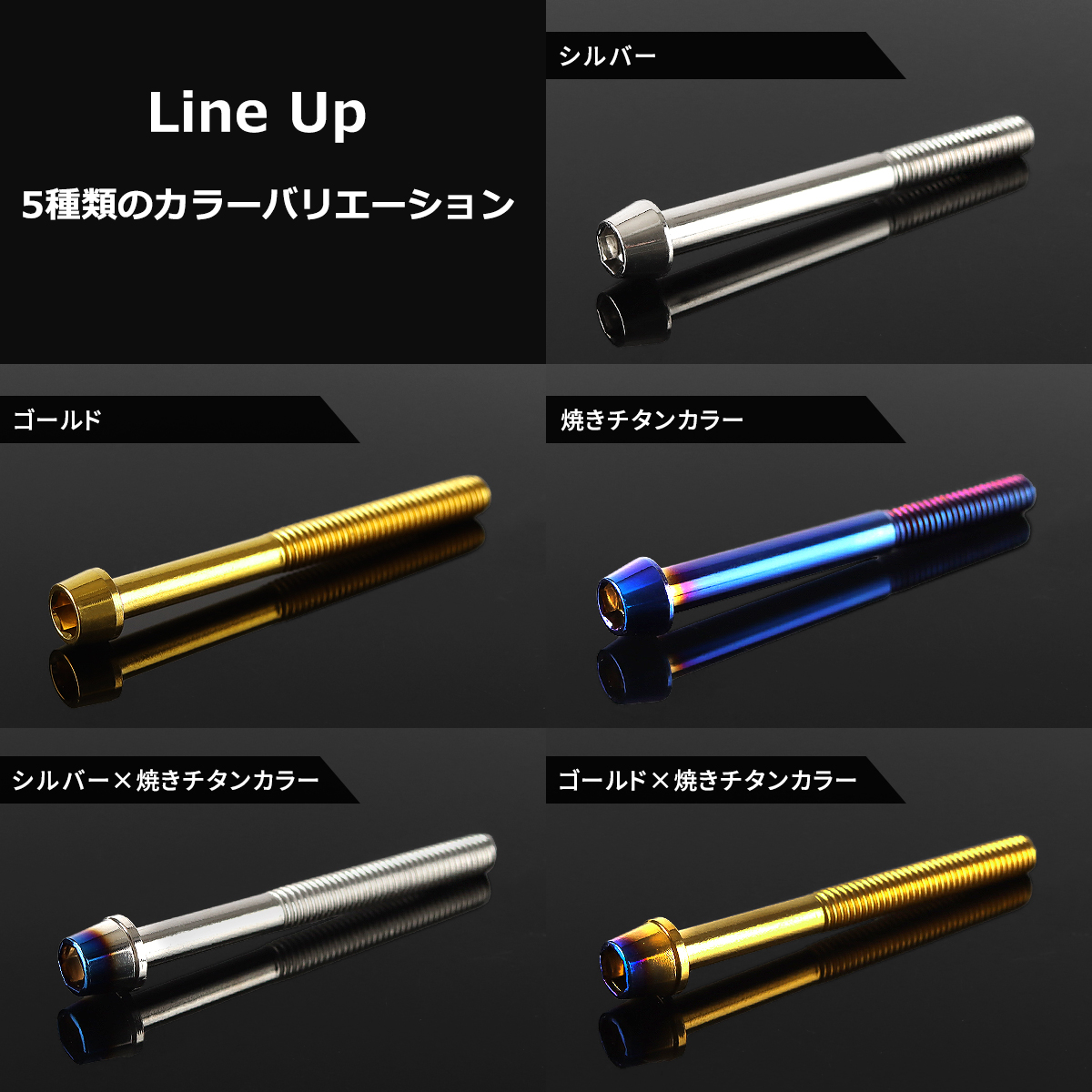 ホーネット250 エンジンカバー クランクケースカバー ボルトセット 28