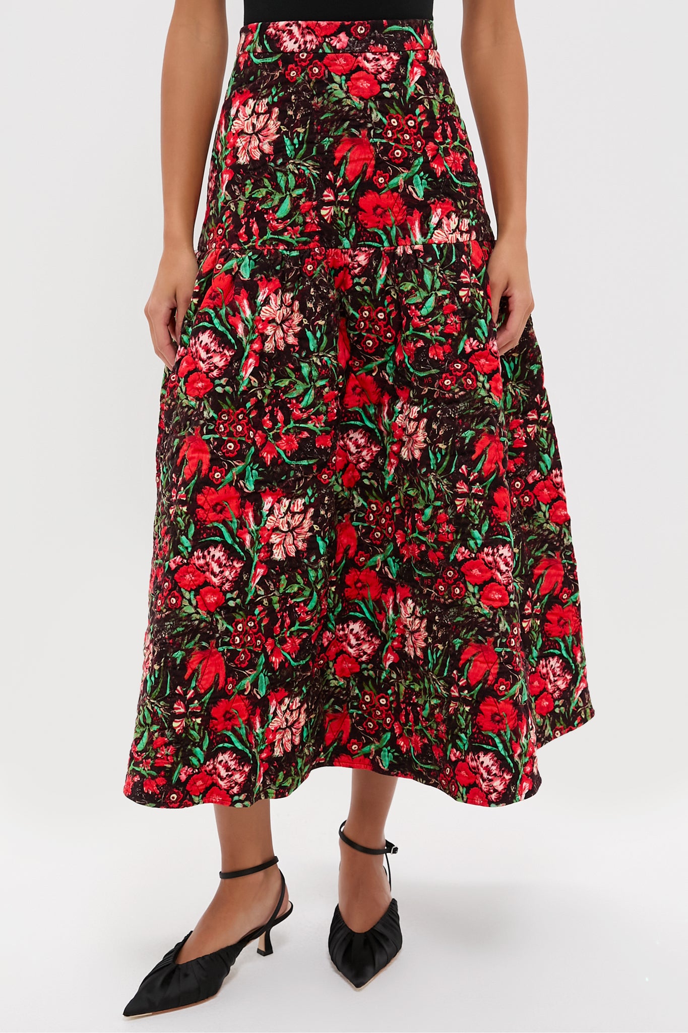 Holiday Floral Remy Skirt | Hunter Bell