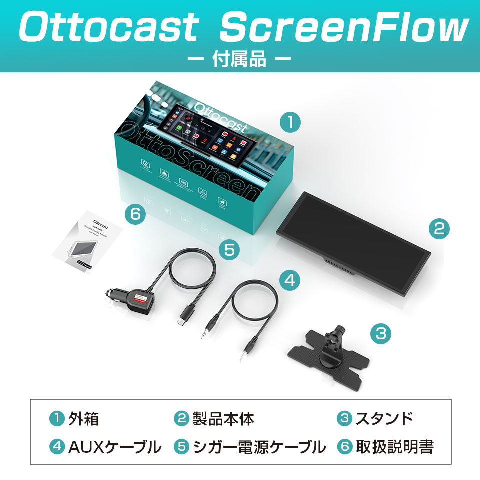 楽天市場】【正規代理店】Ottocast Screen Flow オットキャスト