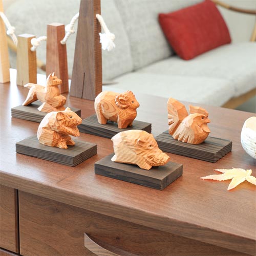 楽天市場】一位一刀彫 鈴木彫刻 干支 伝統工芸品 木製 オブジェ