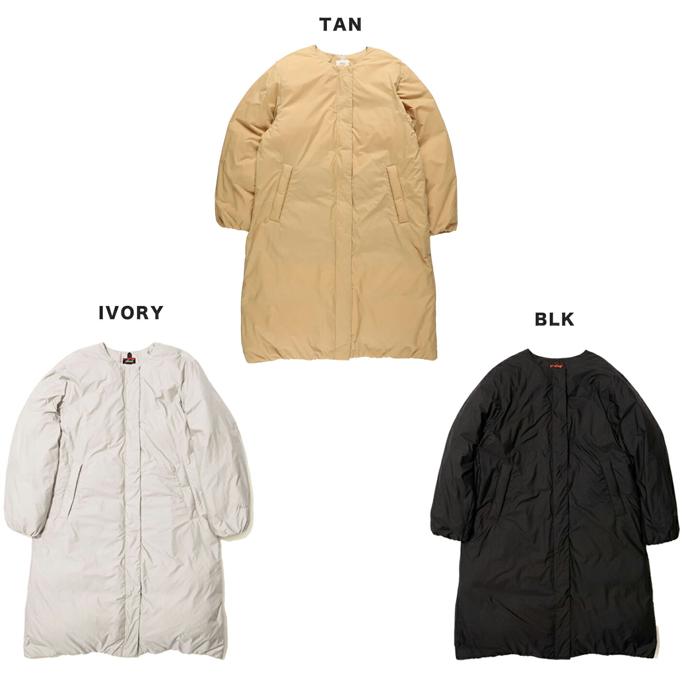 楽天市場】NANGA ナンガ レディース NO COLLAR DOWN COAT ノーカラー