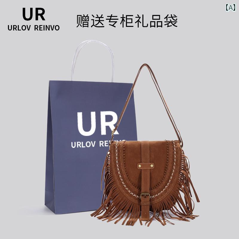 楽天市場】ショルダーバッグ レディース 斜めがけ フリンジ レトロ