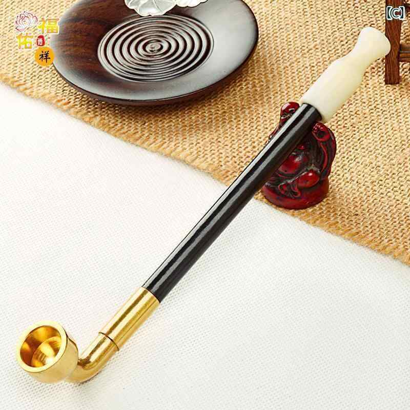 楽天市場】キセル 煙管 喫煙パイプ メンズ タバコ バッグ ポット昔 銅