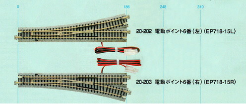 楽天市場】複線片渡りポイント 4番(右)【KATO・20-231】「鉄道模型 N