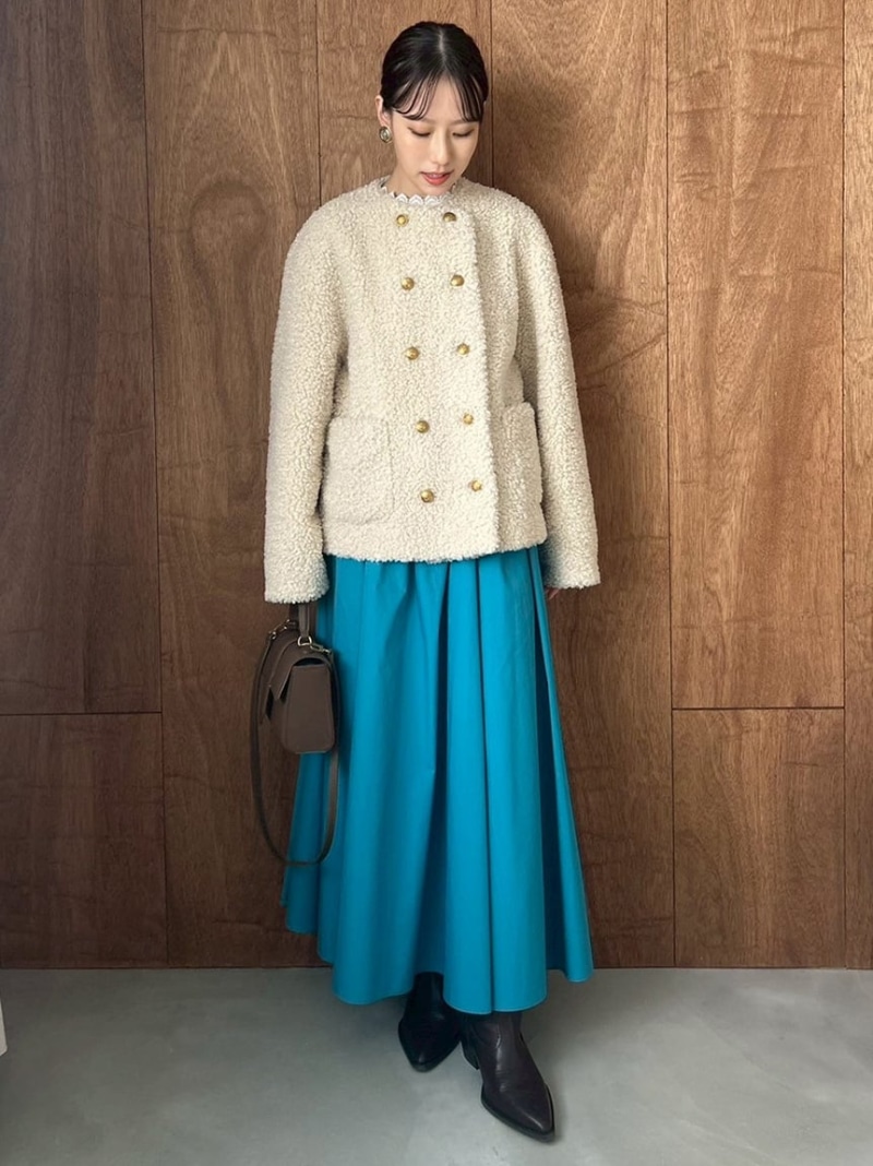 楽天市場】【SALE／30%OFF】金釦カールファージャケット Mila Owen