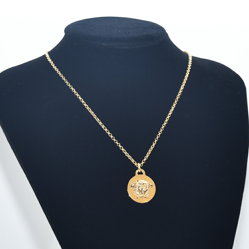 楽天市場】VERSACE ネックレス ゴールド ロゴ メデューサ メンズ