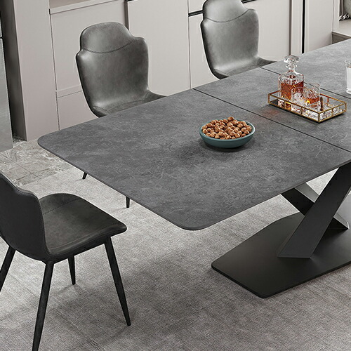 楽天市場】ダイニングテーブル 伸縮 セラミックテーブル 大理石風 伸縮