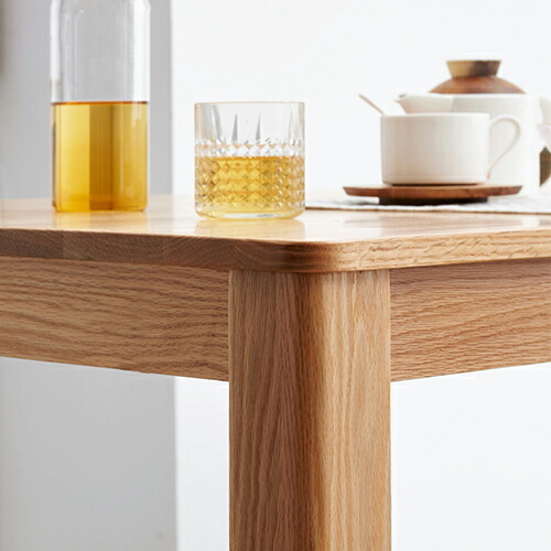 楽天市場】ダイニングテーブル 天然木 頑丈 無垢材 オーク材