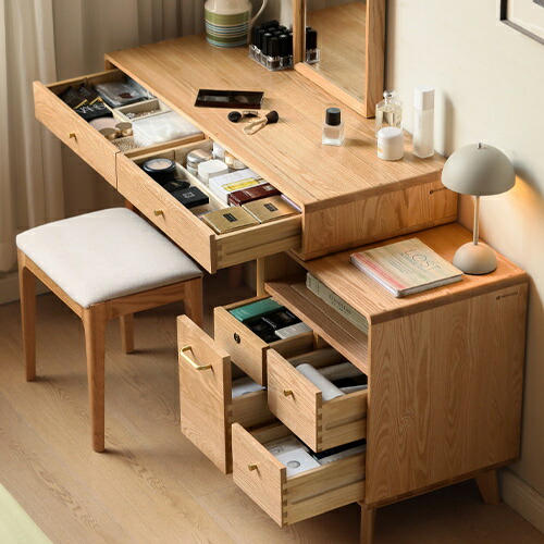 楽天市場】【楽天2位】ドレッサー おしゃれ 木製 幅90cm 鏡台 ミラー