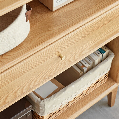 楽天市場】収納棚 本棚 キャビネット 収納 幅70cm オーク材 ブック