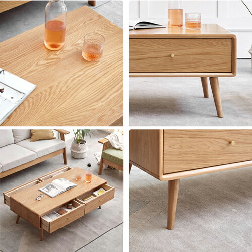 楽天市場】センターテーブル 木製 収納付きローテーブル ローテーブル