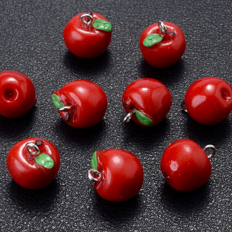 楽天市場】りんご アクリルパーツ/1個販売 クラフトパーツ 面白い