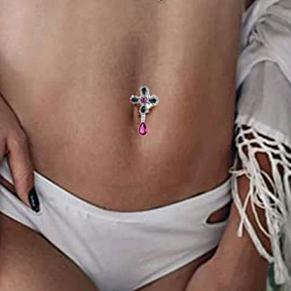 楽天市場】[14g ボディピアス 臍ピアス] セイントクロス へそピアス