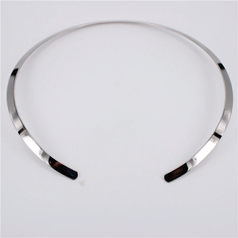 楽天市場】[ サージカルステンレス 幅4mm チョーカータイプ ] フラット