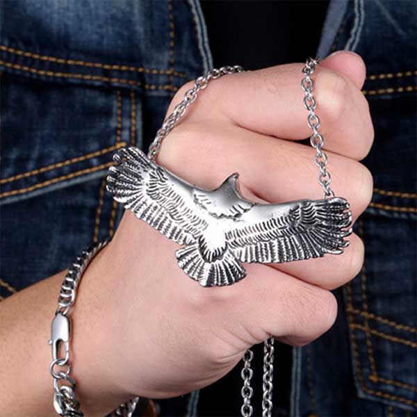 楽天市場】大鷲ステンレスペンダント イーグル ワシ タカ インディアン