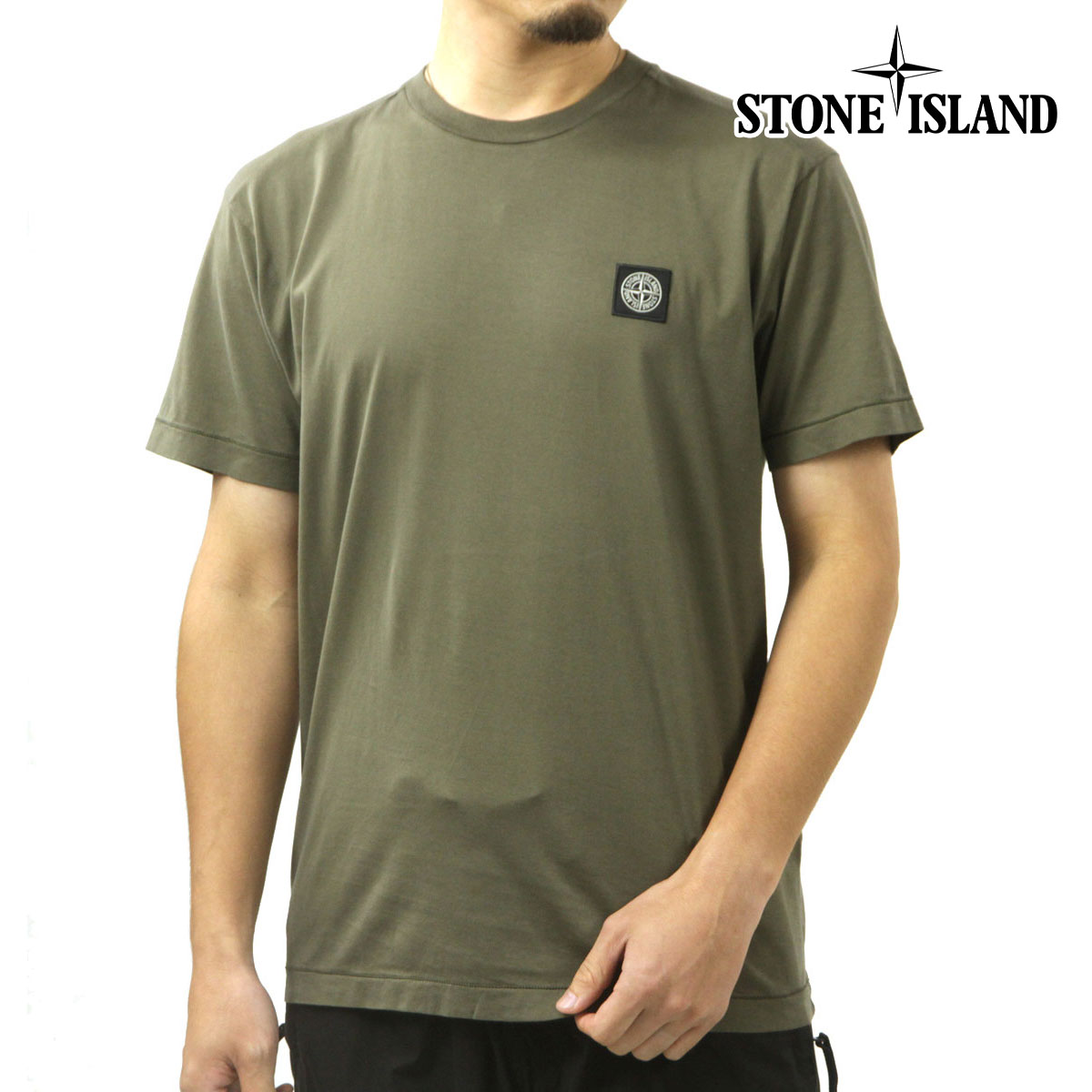 楽天市場】stone island（カラーカーキグリーン）（Tシャツ