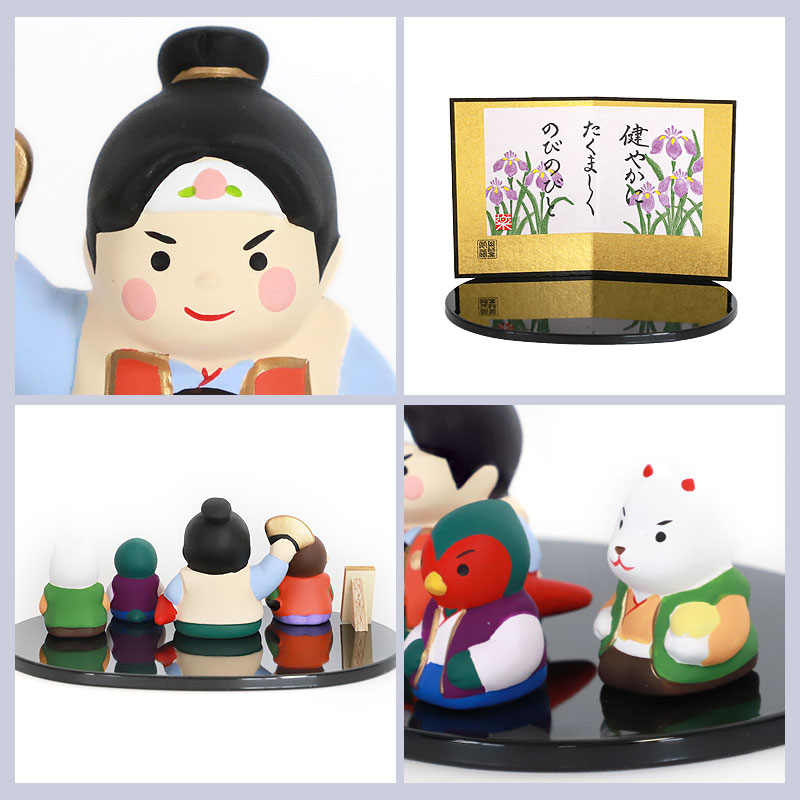 楽天市場】【10％OFF】【最大300円クーポン有】 五月人形 錦彩桃太郎