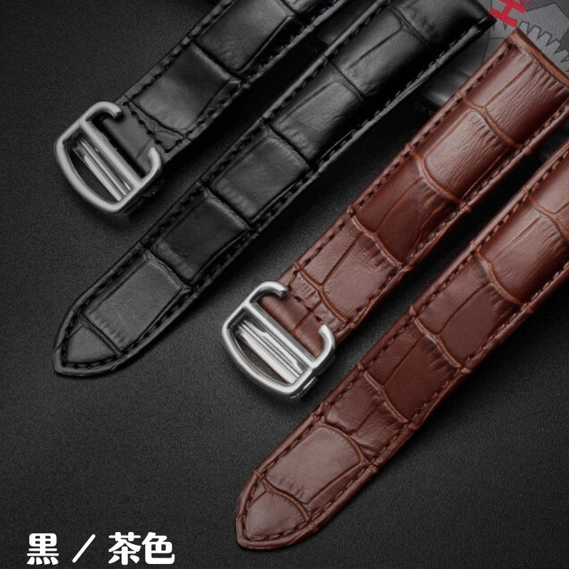楽天市場】腕時計 交換ベルト カルティエ 本革 牛革ベルト 16mm 17mm