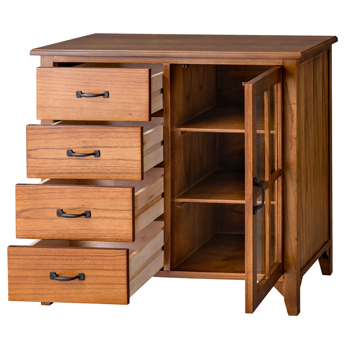 楽天市場】ティンバー キャビネット W800 D400 H750 ティンバー