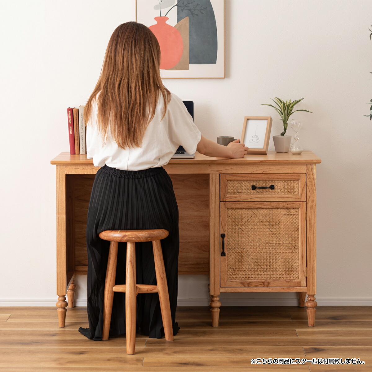 楽天市場】ウッドデスク W1120 D450 H700 作業デスク デスク つくえ 机