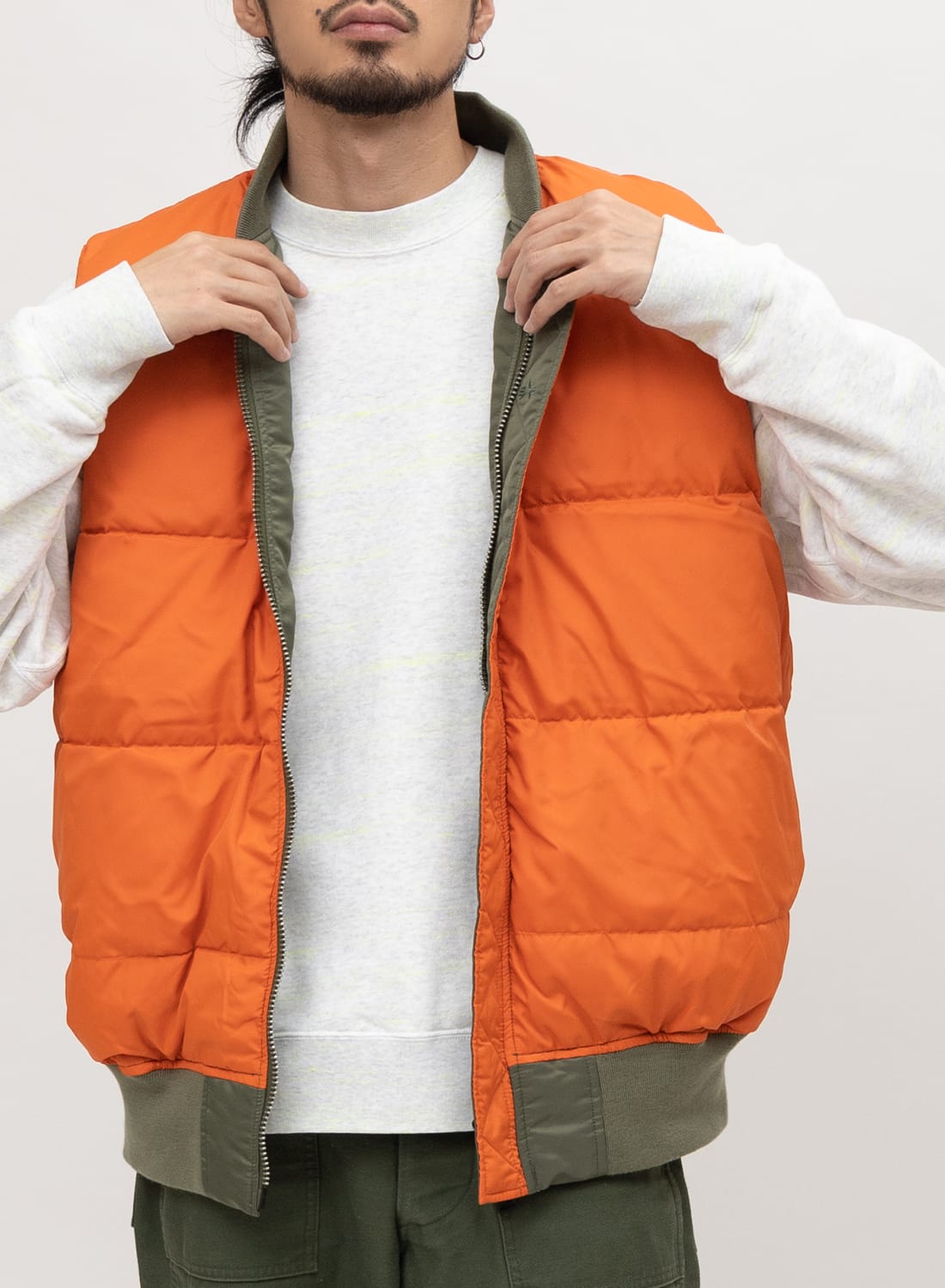 楽天市場】【50％OFF SALE セール】ALPHA(アルファ)MA-1 DOWN VEST(MA