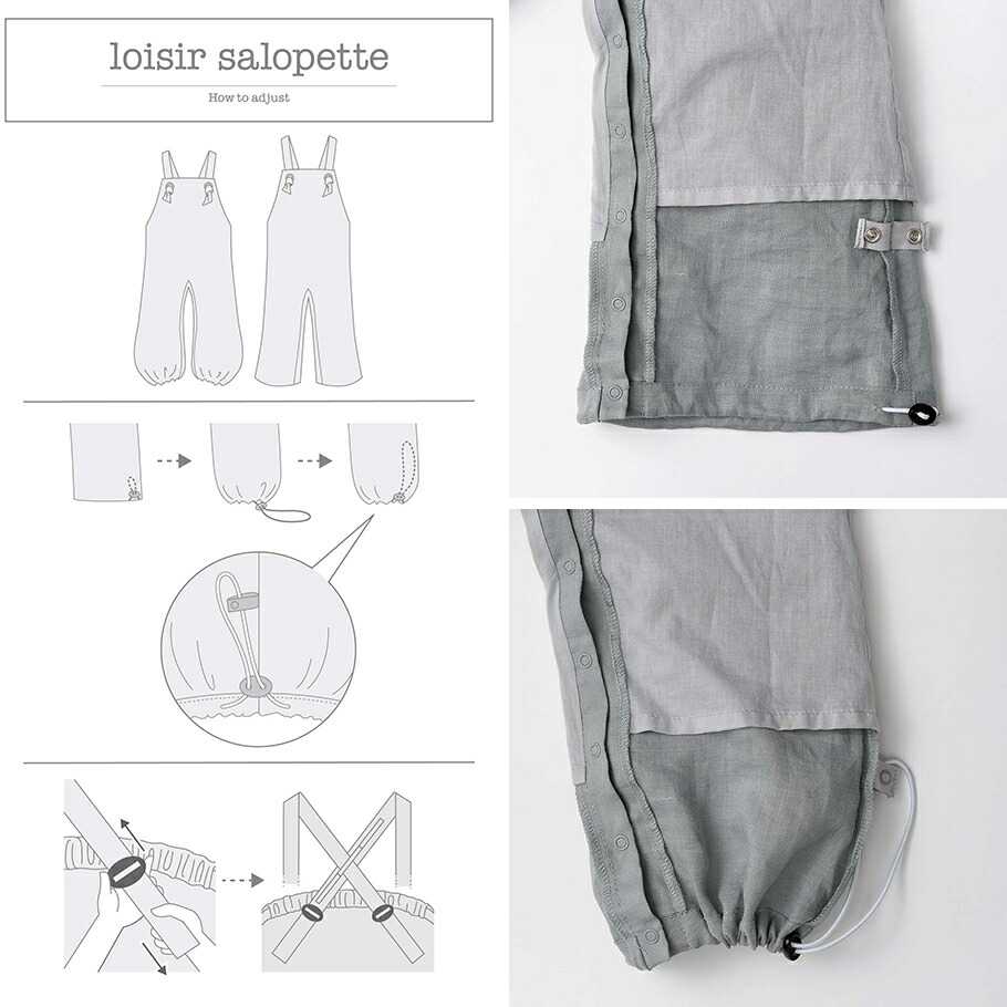 楽天市場】【全3色/ベビー】MARLMARL マールマール：サロペット loisir