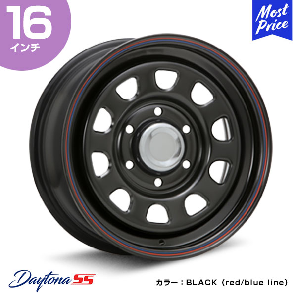 楽天市場】MLJ デイトナSS DAYTONA SS 16インチ 6.5J 45 6-139 BLACK