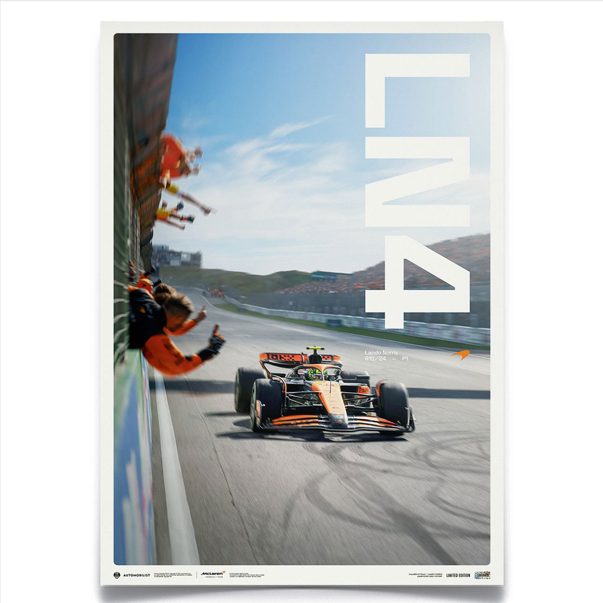 楽天市場】ポスター オートモビリスト マクラーレン F1チーム ランド