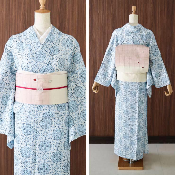 楽天市場】＼スーパーSALE開催中!／[はんなり古風♪] 夏名古屋帯 花