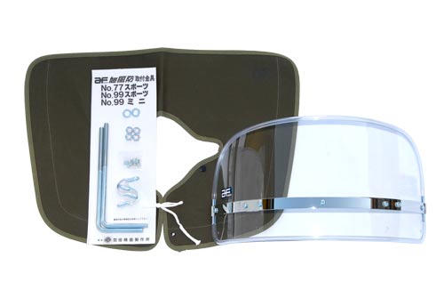 楽天市場】【送料無料!!】Z-FATHER 旭風防 クリア チョビ風防(緑布タレ